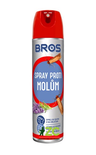 sprej proti šatňovým mólam, vôňa levandule, 150ml BROS