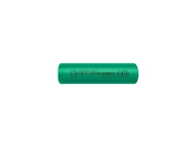 Baterie nabíjecí Li-Ion INR18650-25P 3,6V/2500mAh 20A EVE