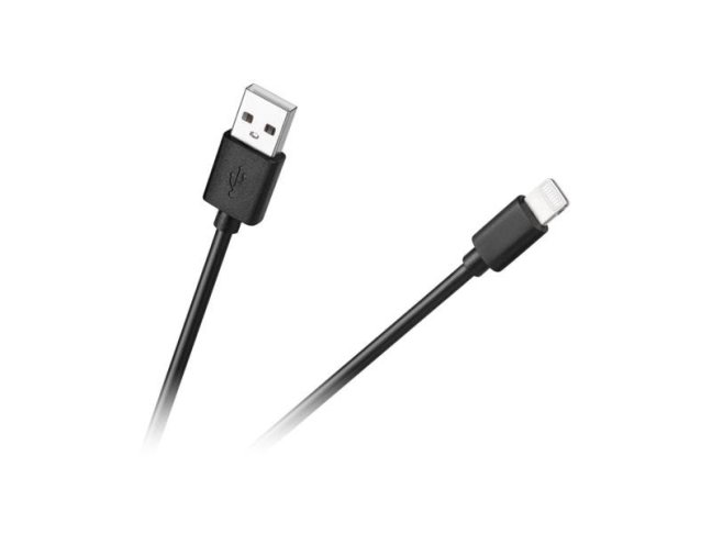 Kabel CABLETECH KPO3946 USB/Lightning 1m Černý