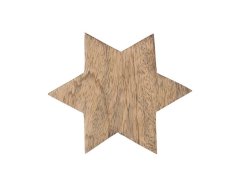 Podtáček z mangového dřeva ORION Hvězda 12,5cm