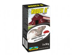 Rodenticíd RODEX G zrno 3x50g