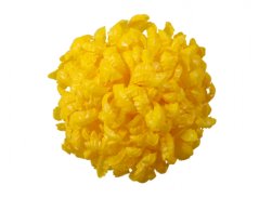 Kvet voskový Chryzantéma žltý 14cm