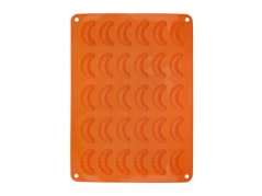 Forma na pečenie ORION Rohlíček 30 silikón oranžová