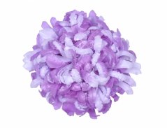 Kvet voskový CHRYZANTÉMA 14cm fialovo biela