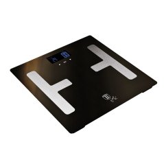 BERLINGERHAUS Osobná váha Smart s telesnou analýzou 150 kg Shiny Black Collection BH-9220