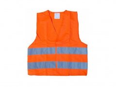 Reflexní výstražná vesta oranžová dětská COMPASS 01513
