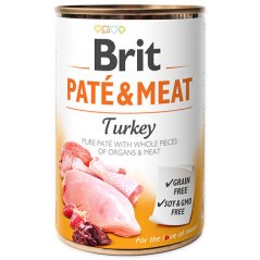 BRIT Paté & Meat Turkey balení 400 g