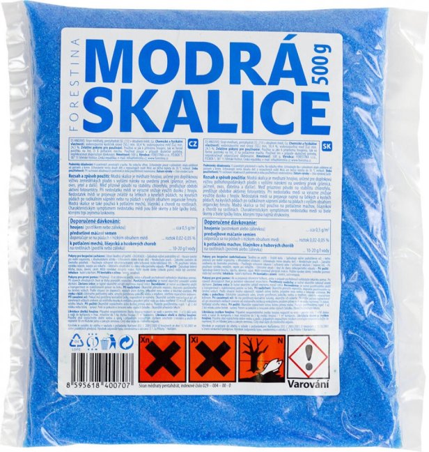 skalice MODRÁ  500g sáček