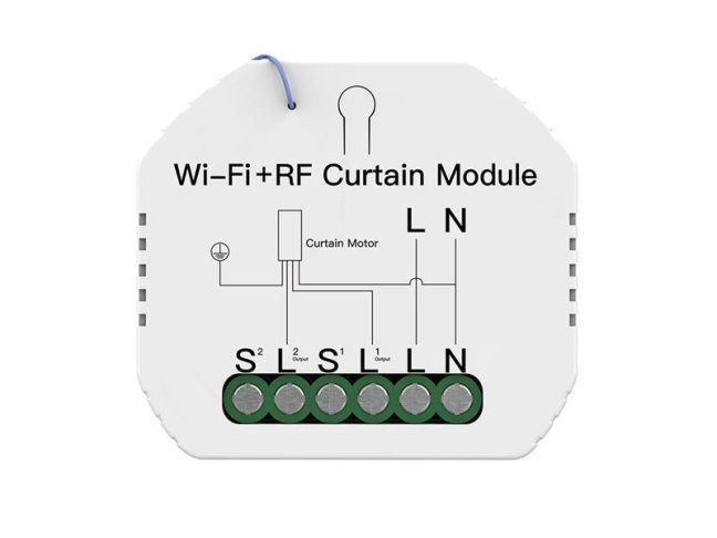 Smart ovladač žaluzií a rolet MOES MS-108WR 1-kanálový WiFi Tuya