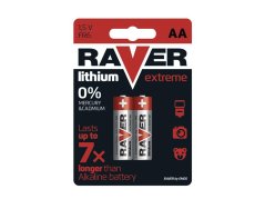 Batéria lítiová AA R6 1,5V RAVER 2ks