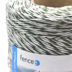FENCEE - Lanko pro elektrický ohradník - průměr 3 mm - zeleno-bílé