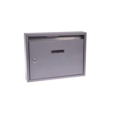 schránka poštovní paneláková 320x240x60mm šedivý bez děr