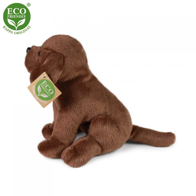 Plyšový pes labrador sedící 20 cm ECO-FRIENDLY