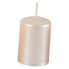 sviečka adventné 60x38 / 40mm BI perleťová (4ks)