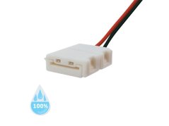 Konektor nepájivý pre LED pásky 3528 30,60 LED/mo šírke 8mm s vodičom, vodeodolný IP68