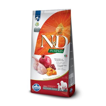N&D - Pumpkin - Adult M/L Quail & Pomegranate - Pro dospělé psy středních a velkých plemen