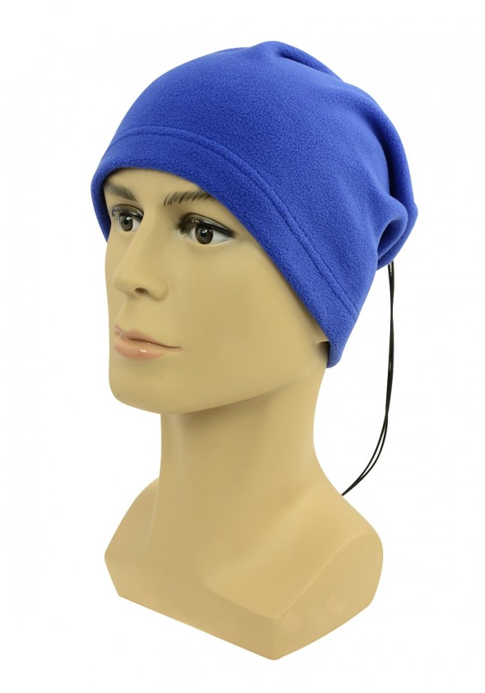 Multifunkční šátek 2v1 Fleece, modrý