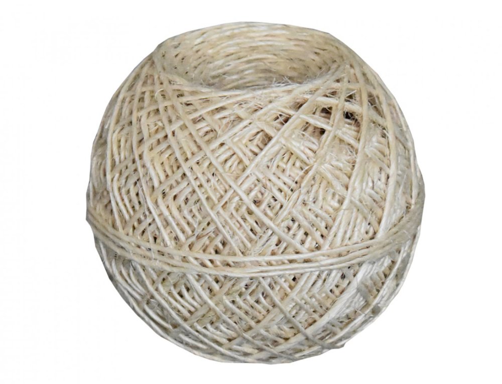Motúz sisalový - prírodný 2000tex d2,00mmx120m, 250g