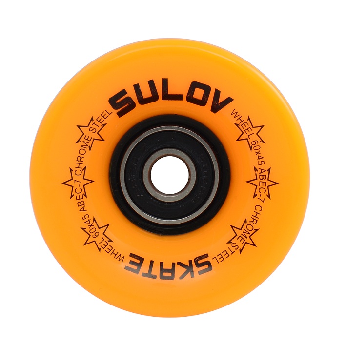 Kolečka Penny board MAT ORANGE 60 x 45mm 85A, sada 4ks, s ložisky