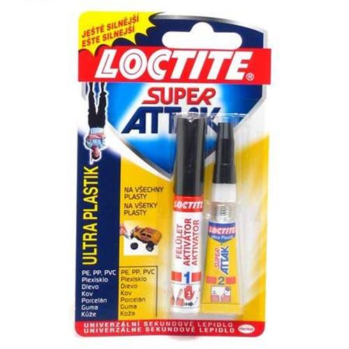 lepidlo sekundové 2g + 4ml aktivátor ULTRA PLASTIC