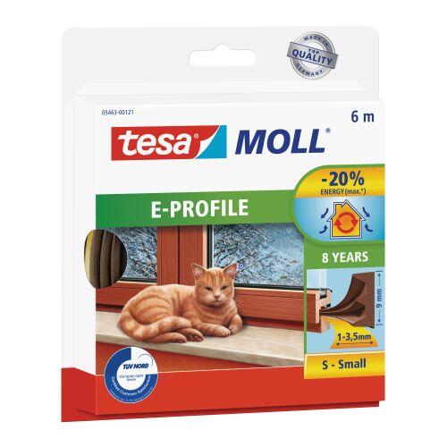 těsnění ok.a dveř."E" 9x4.0mm hnědý  (6m)