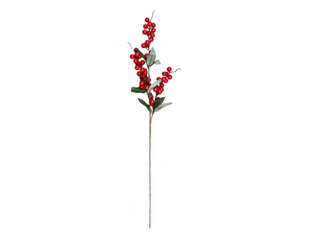 Vetvička BOBUĽA VIANOCE + lístky 63cm