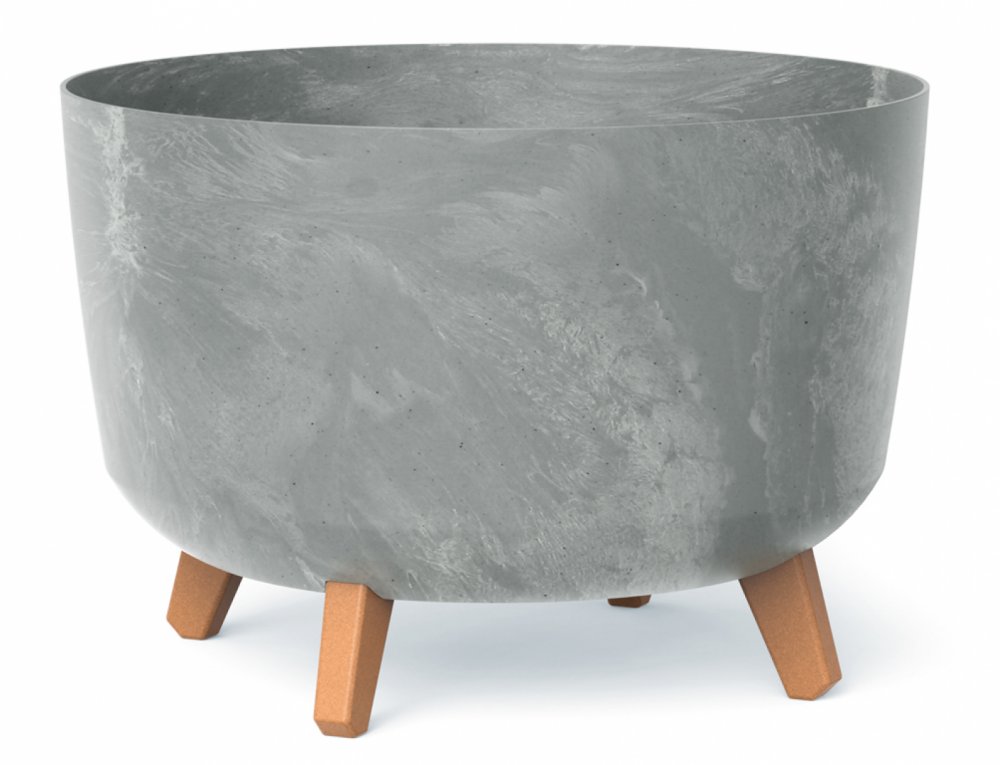 Žardinka GRACIA MEDIUM BETON 3v1 samozavlažovací světle šedá O 39x27cm