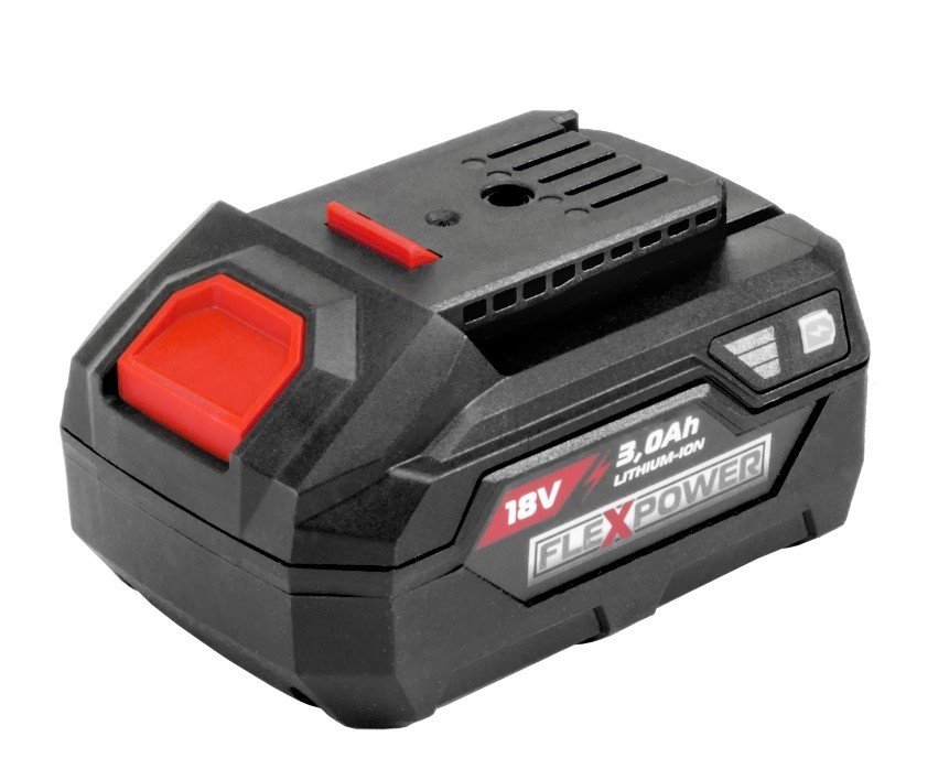 PRAKTIK-TOOLS AKU Vŕtačka 18V bezuhlíková + nabíjačka a 2 batérie 3Ah Q-LINE FLEXPOWER PT-PTQ019
