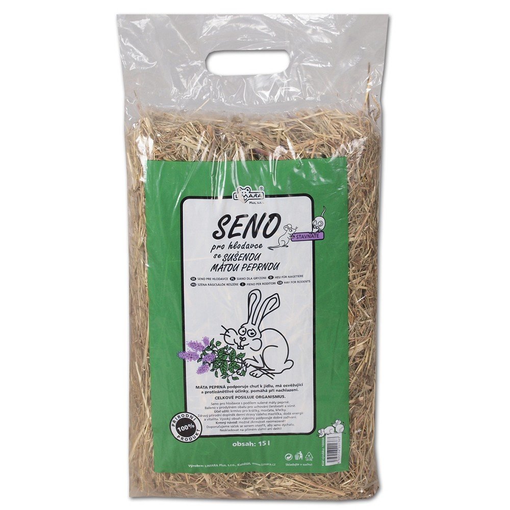 Seno s mätou piepornou, 6x 15l, cena za 1ks