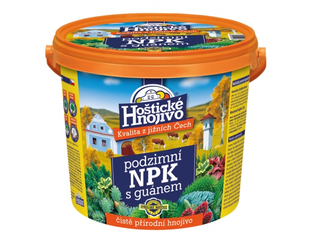 Hnojivo Hoštická NPK jesenné s guánom 4,5kg