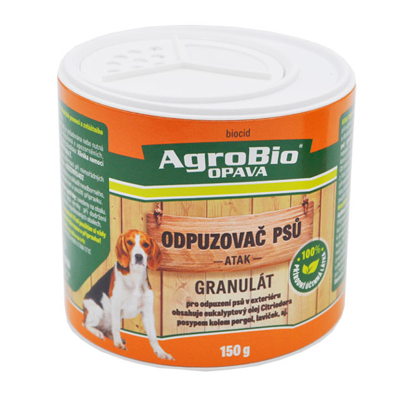 Odpudzovač psov AgroBio Atak 150g