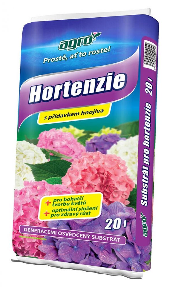 substrát pre hortenzie 20l AGRO