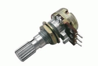 Potenciometer 1M/N mono 6/20mm