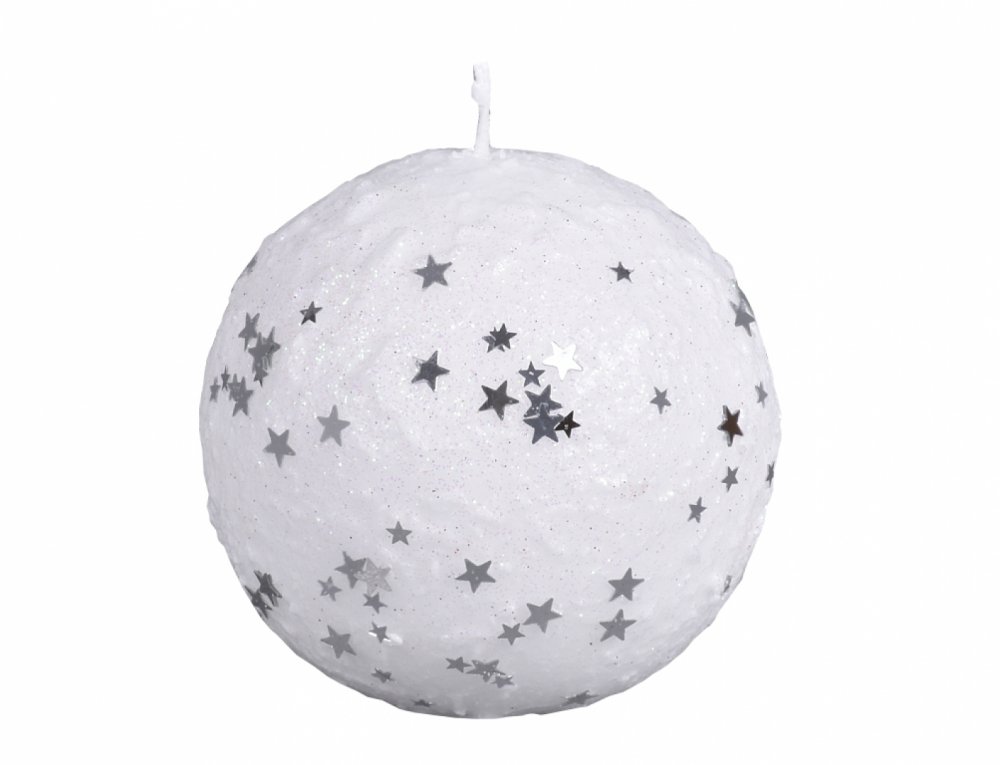 Sviečka MAGIC vianočné gule d8cm