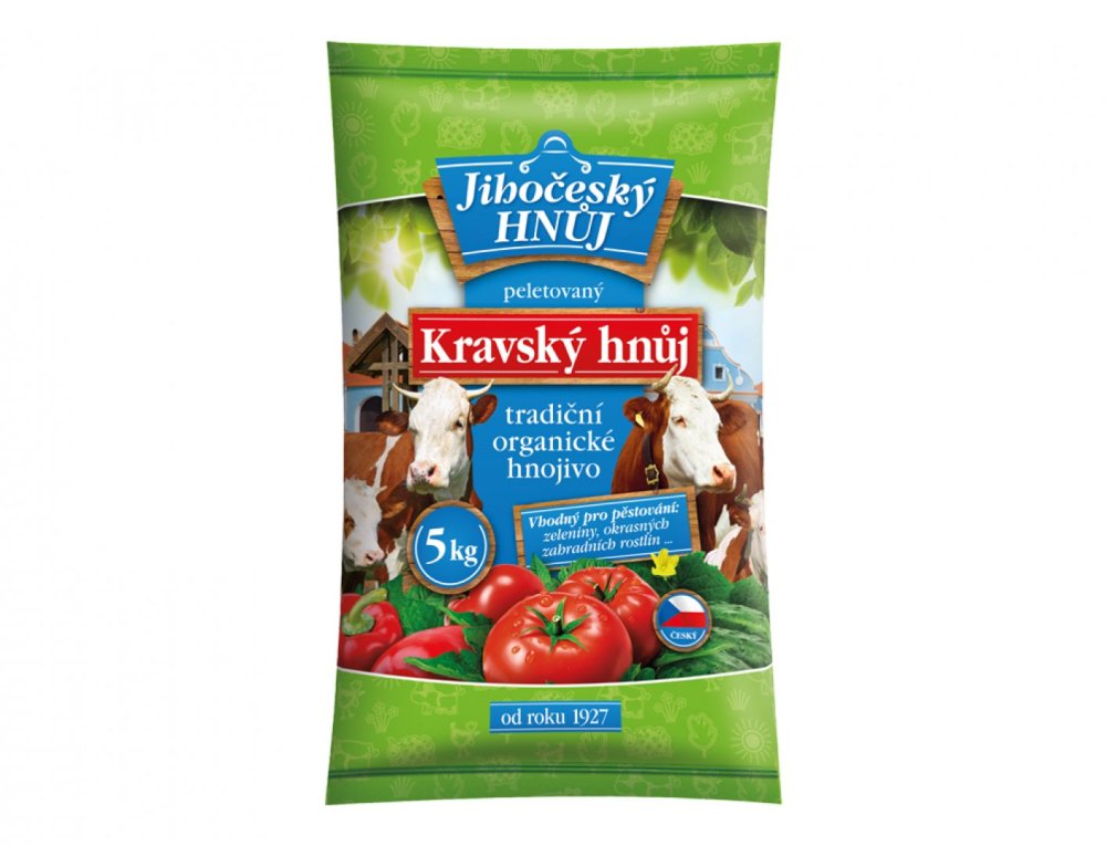 Hnojivo JIHOČESKÝ HNŮJ kravský 5kg