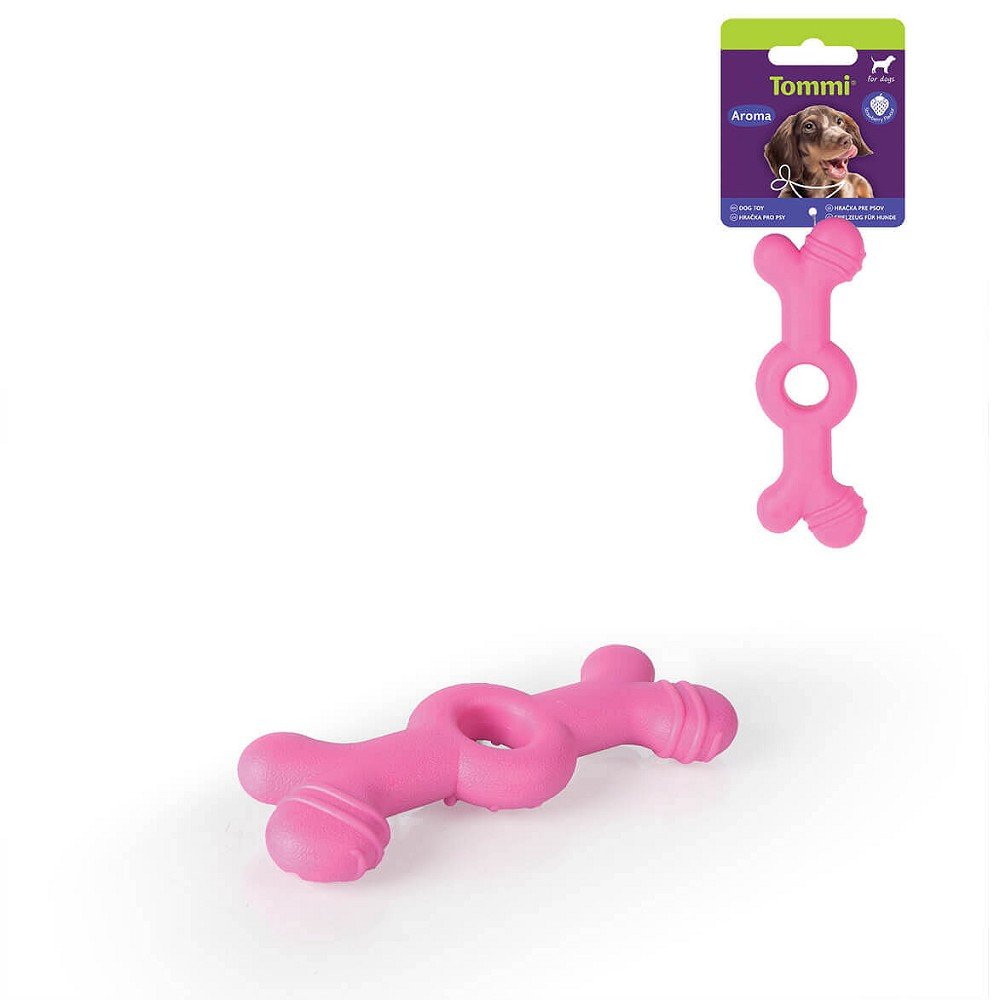 Tommi Aroma kosť malá, ružová 14cm