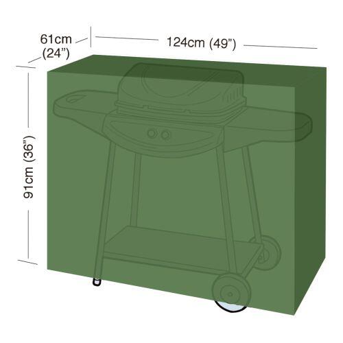 plachta krycia na gril CLASSIC "M" 124x61x91cm, PE 90g / m2