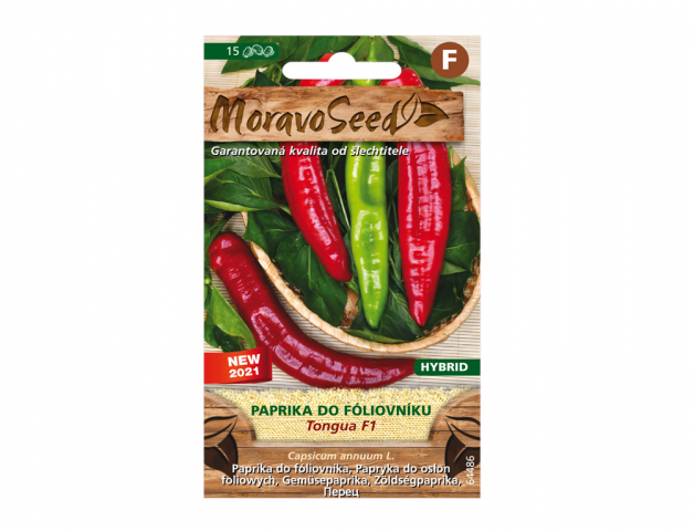 Paprika zeleninová TONGUE F1 - hybrid, do fóliovníka 64486