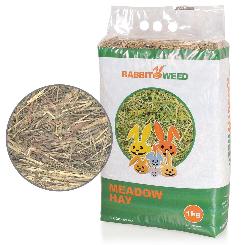 Rabbit Weed seno lúčne, 4x 1kg, cena za 1ks