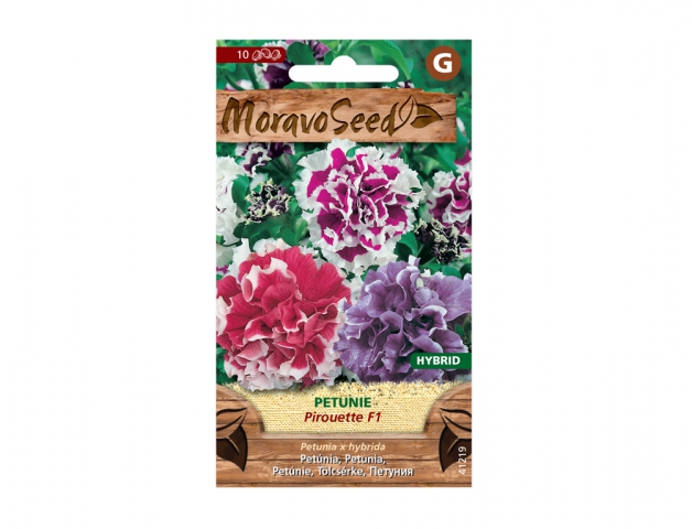 Petunia plnokvetá Pirouette F1 - hybrid, zmes 41219