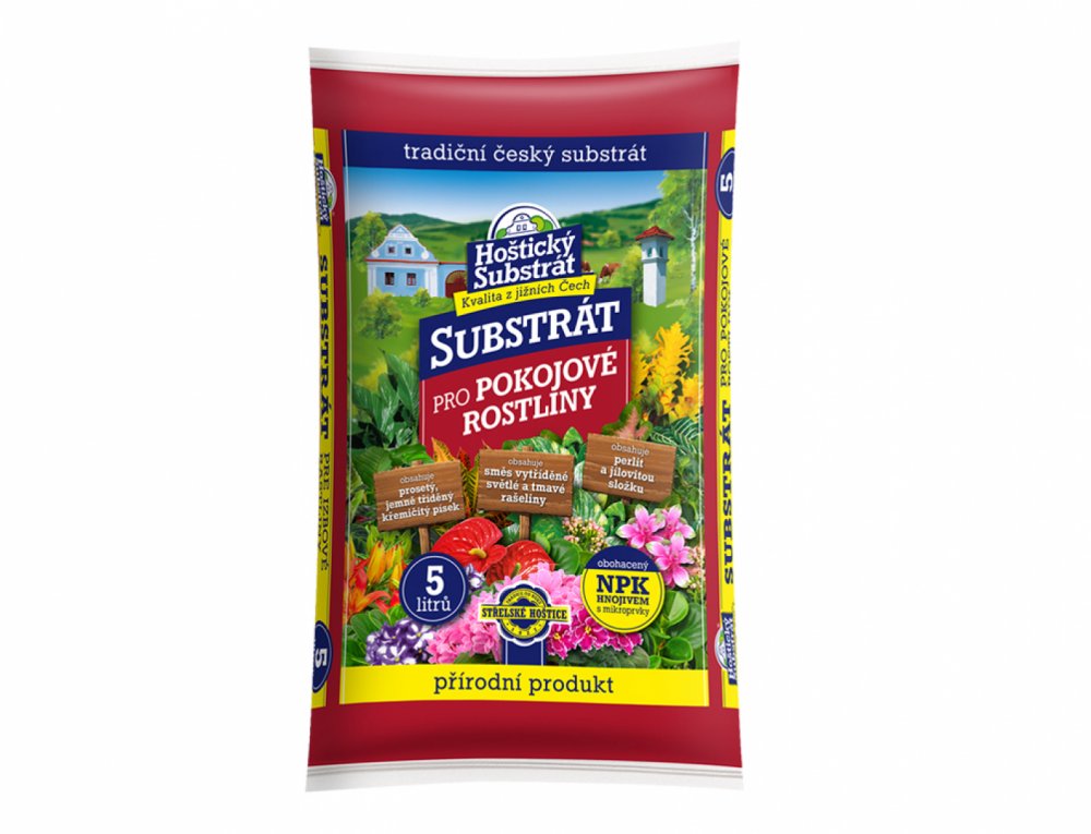 Substrát FORESTINA HOŠTICKÝ pre izbové rastliny 5j