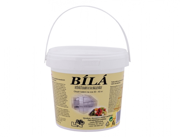 Farba tieniace na skleníky biela 500g