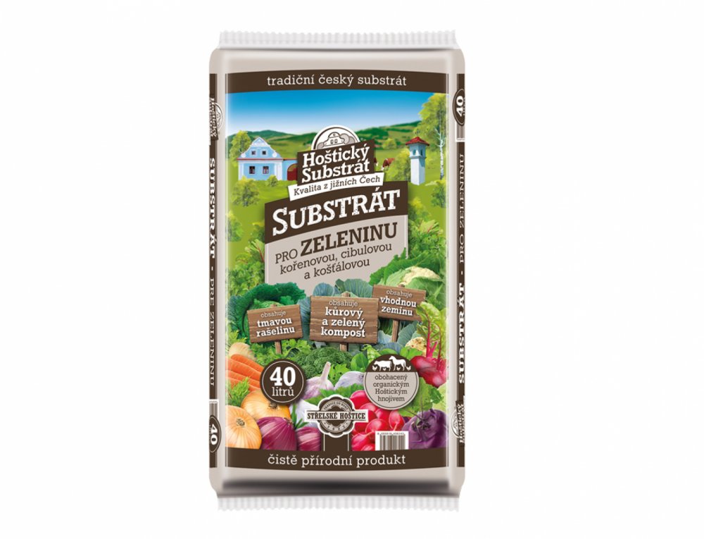 Substrát FORESTINA HOŠTICKÝ pre zeleninu 40l