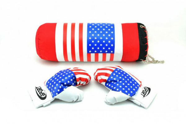 Detské boxovacie vrece TEDDIES USA II