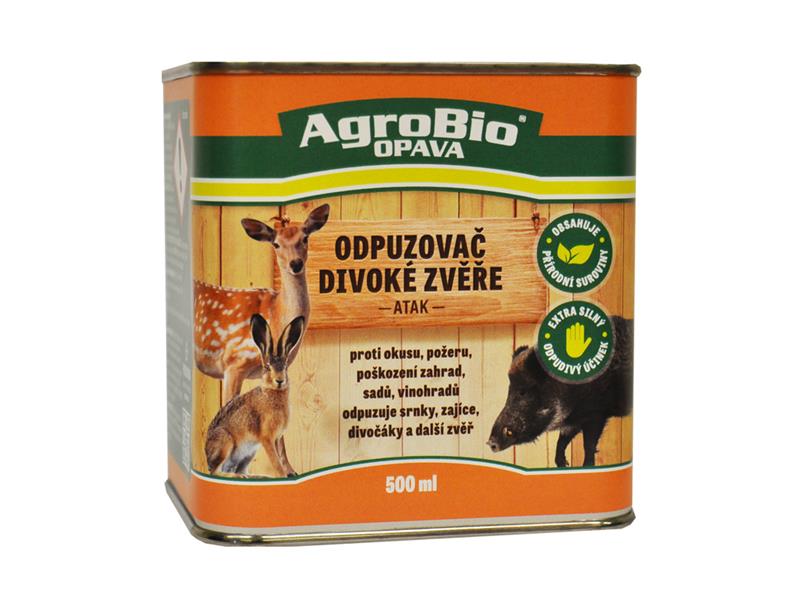 Odpudzovač divokej zveri AgroBio Atak 500 ml
