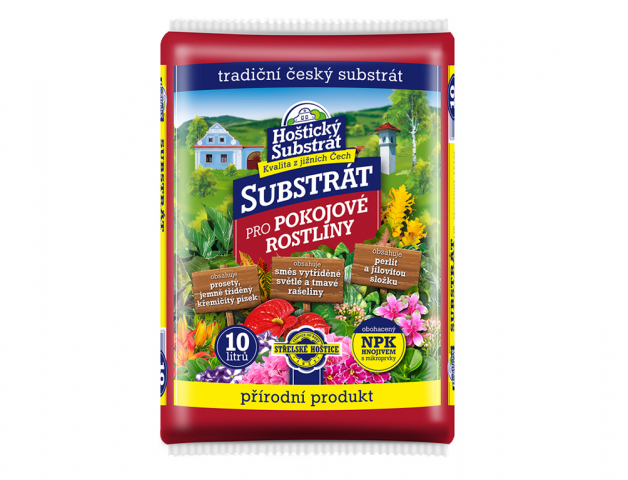 Substrát HOŠTICKÝ pre izbové rastliny 10l