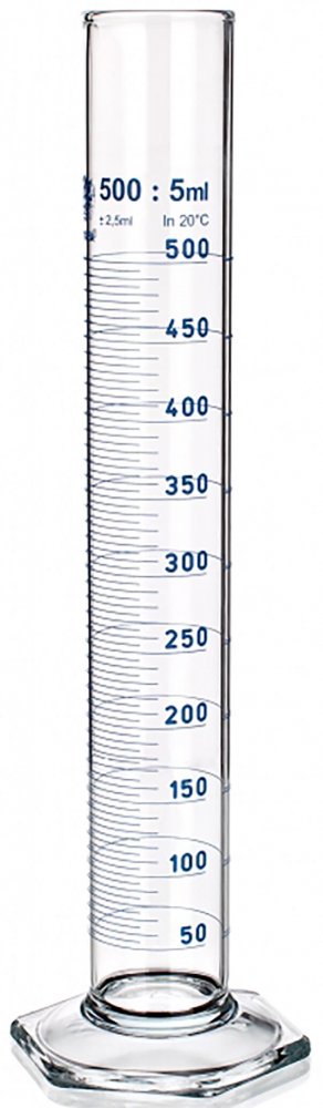valec odmerný 500ml sa 6hr.patkou a výlevkou skl.SIMAX