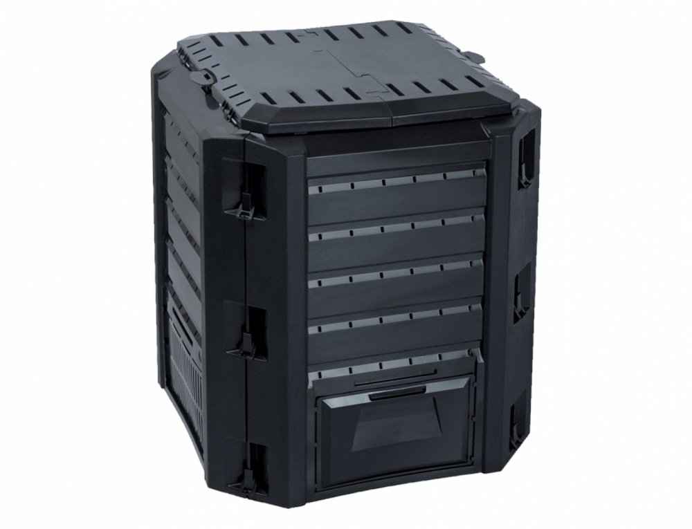 Kompostér COMPOGREEN plastový černý 380l