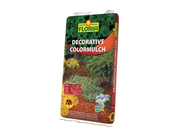 Mulč kôrový FLORIA červený 70l