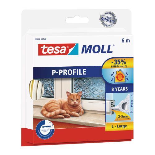 těsnění ok.a dveř."P" 9x5.5mm bilý  (6m)